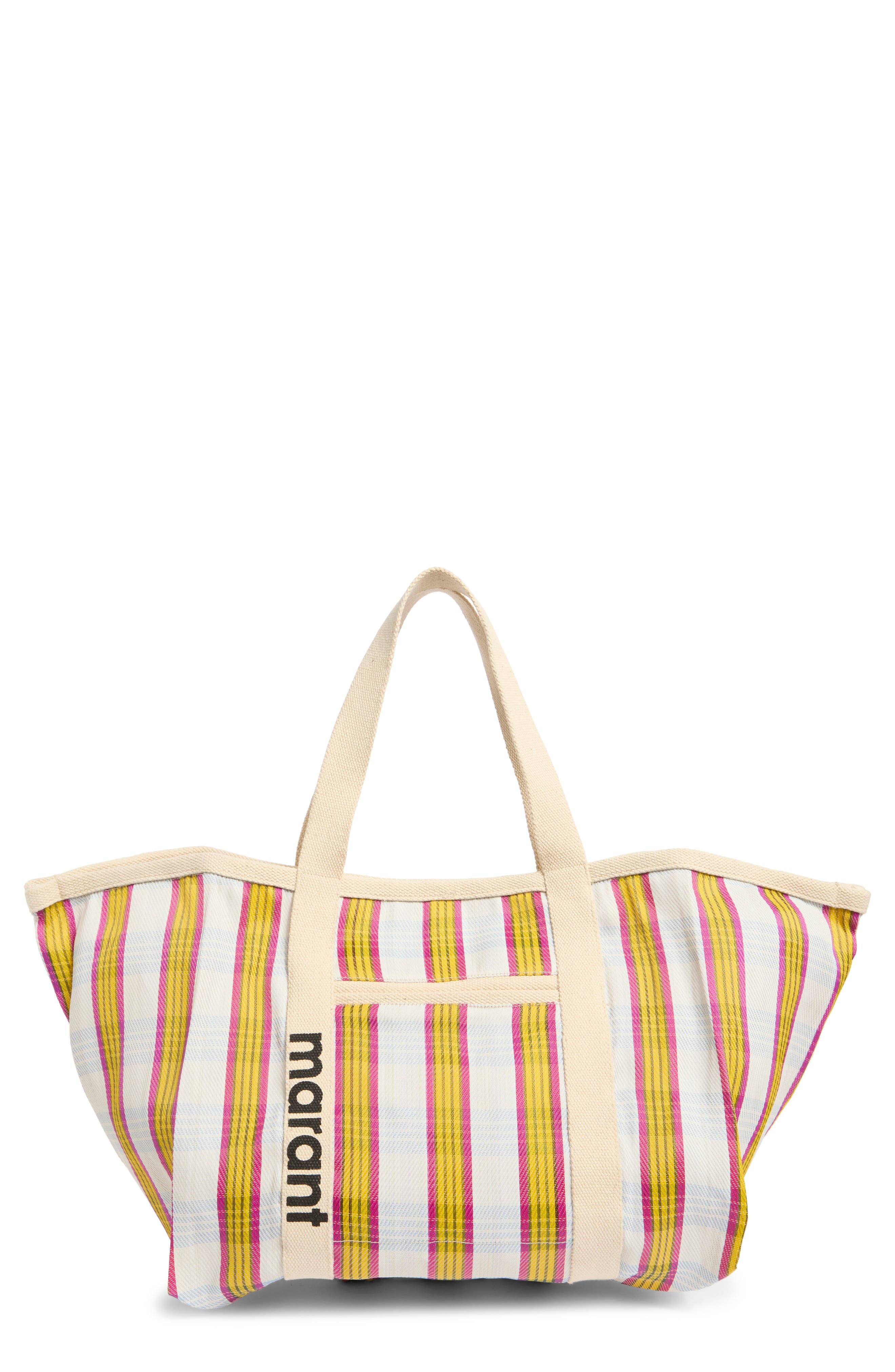 Isabel Marant Warden Canvas Tote, Main, color, 