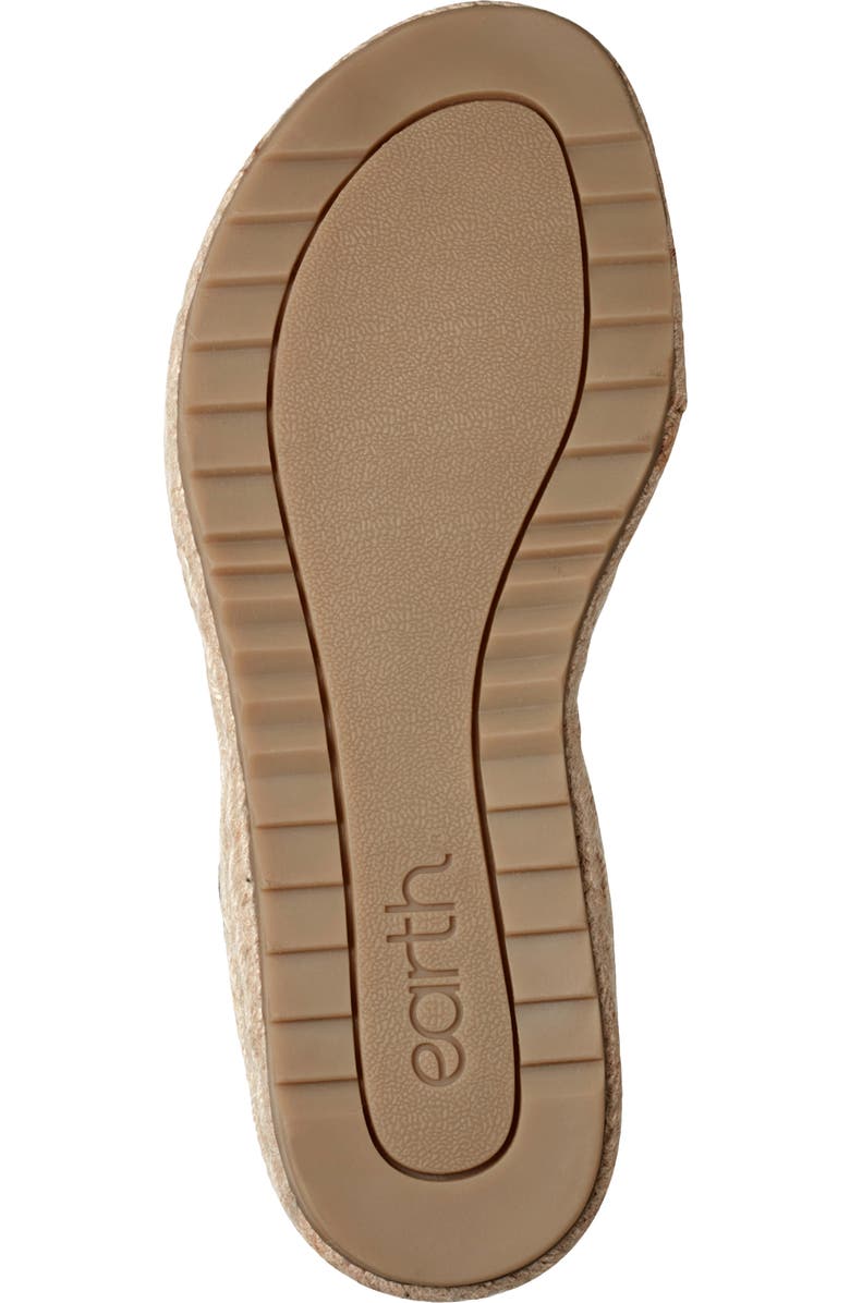 Earth<sup>®</sup> Collins Ankle Strap Espadrille Platform Wedge Sandal, Alternate, color,
