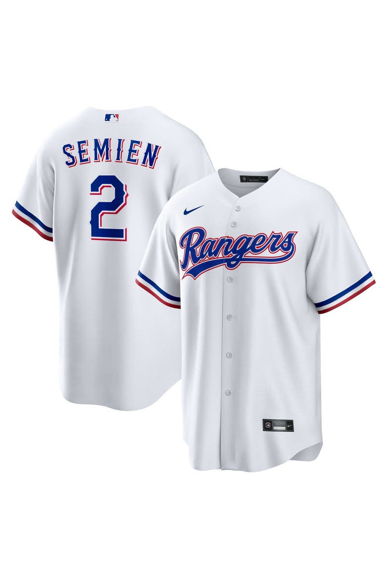 Youth Nike Marcus Semien White Texas Rangers Home Replica Player Jersey, Alternate, color, White