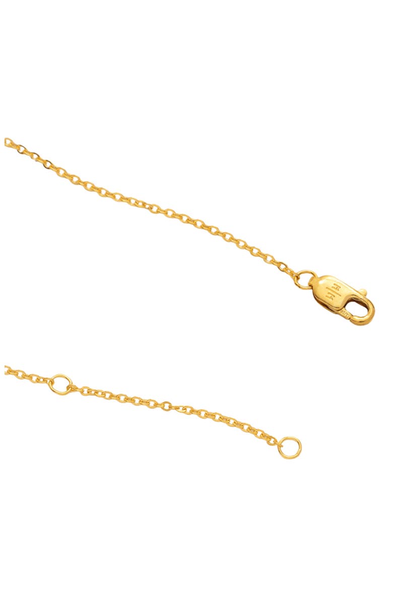 Adjustable Flat Cable Chain, Alternate, color, Gold Filled
