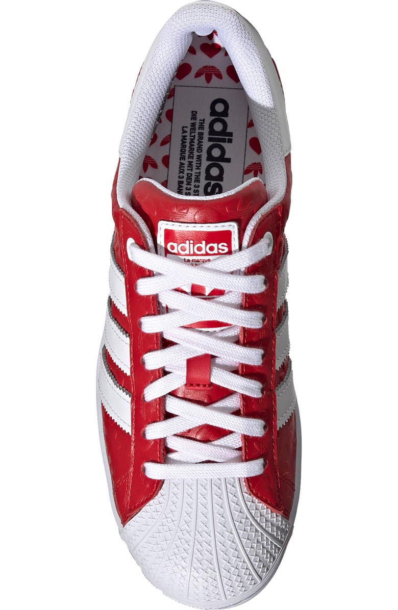 adidas Superstar Bold Valentines Sneaker, Alternate, color,