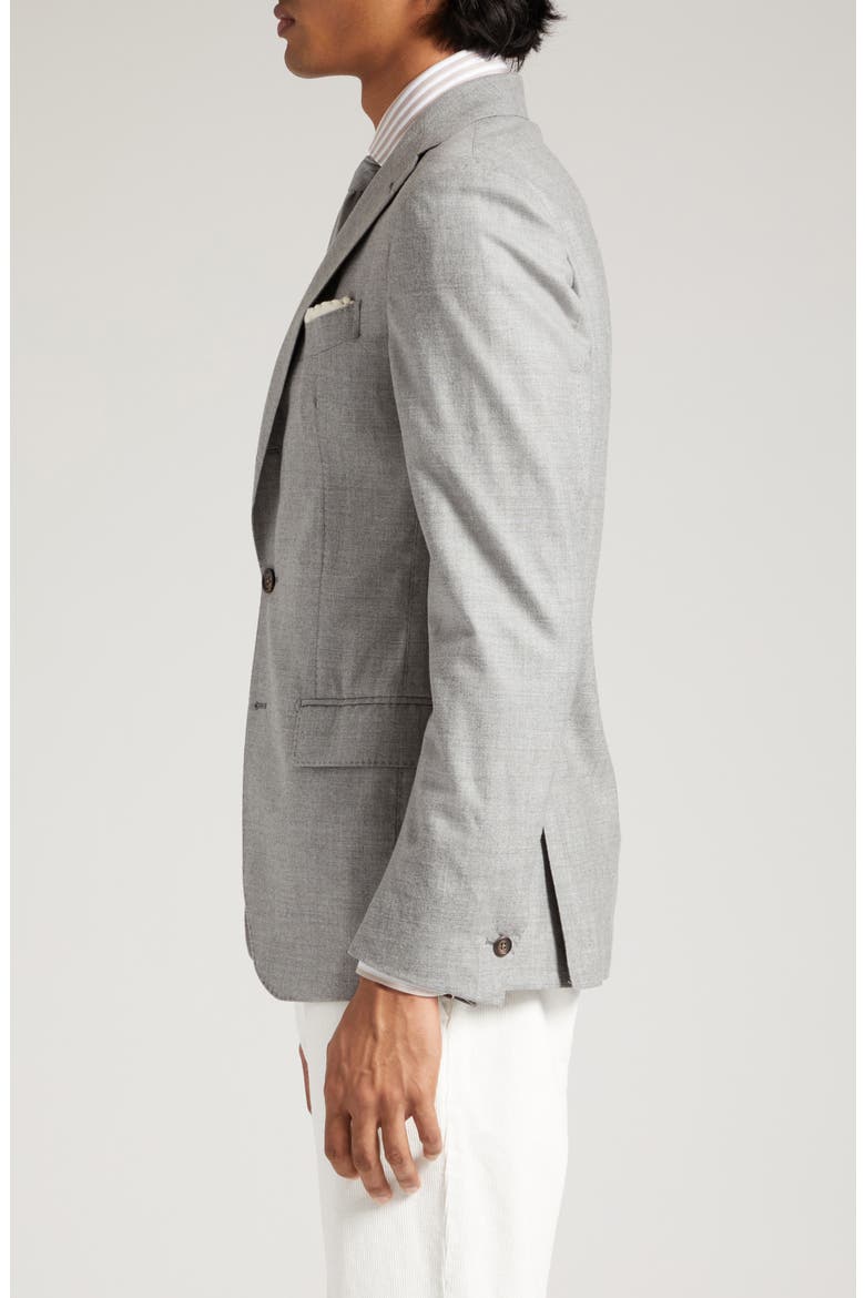 Single Breasted Cashmere Sport Coat, Alternate, color, LIGHT GREY