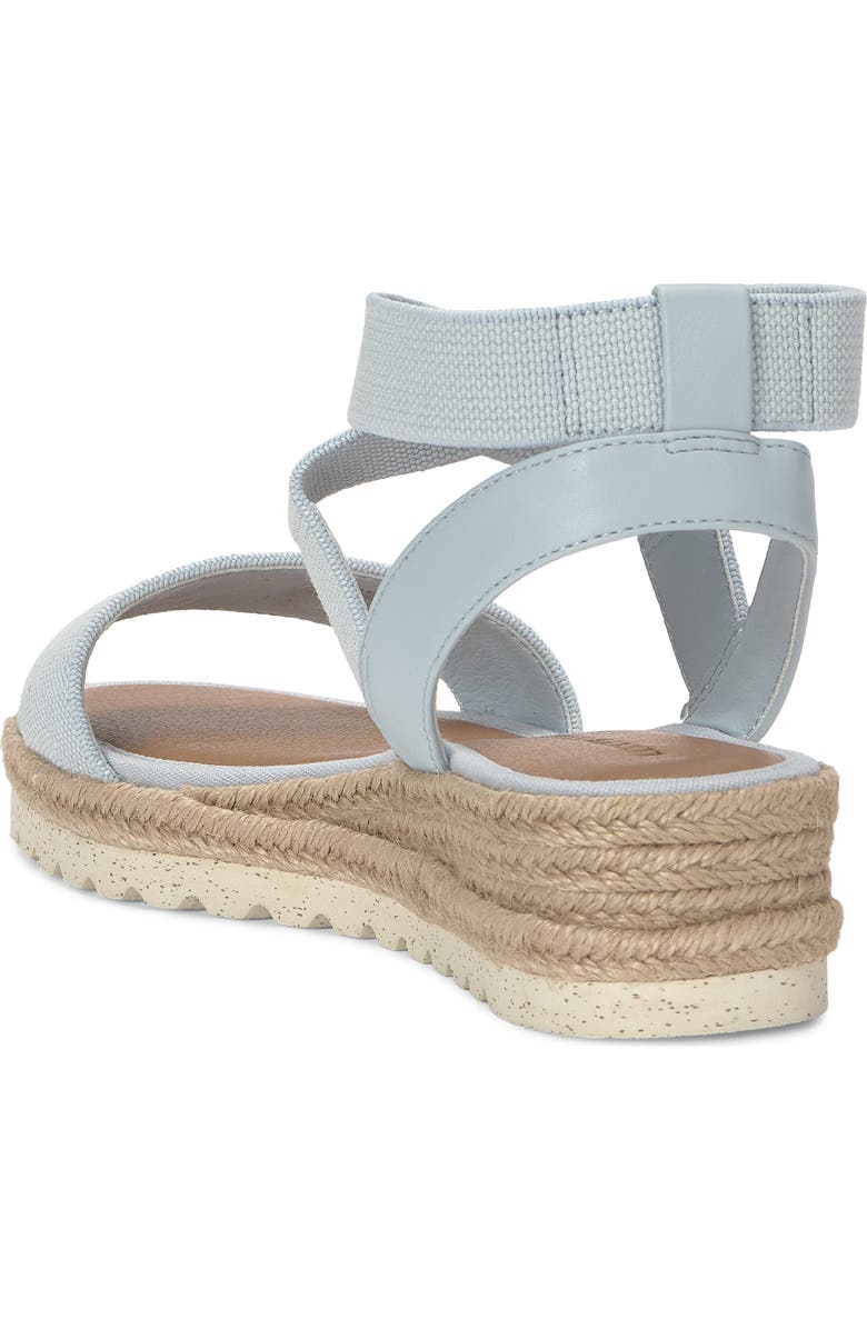 Lucky Brand Thimba Ankle Wrap Espadrille Sandal, Alternate, color, Celestial Blue