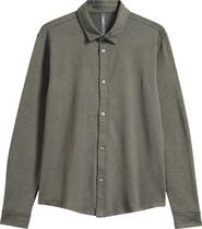 Vuori Ponto Knit Button-Up Shirt