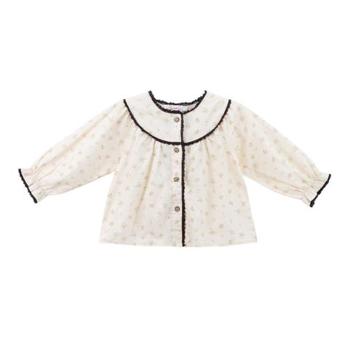 Sweet Cactus Set With Lace Detail In Brown