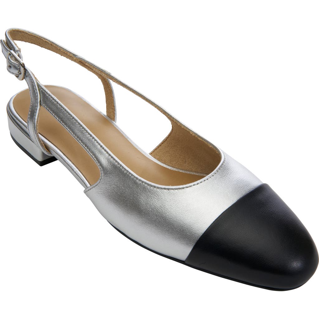 Vaneli Tisha Cap Toe Slingback Flat In Multi