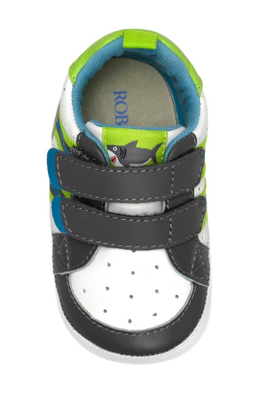 Shop Robeez ® Kids' Brooks First Kicks Sneaker In Charcoal