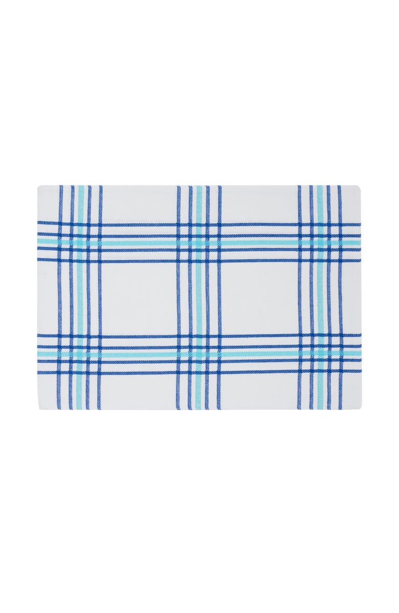 C&F Home River Run Blue & White Set of 6 Placemats, 13" x 19", Main, color, Blue