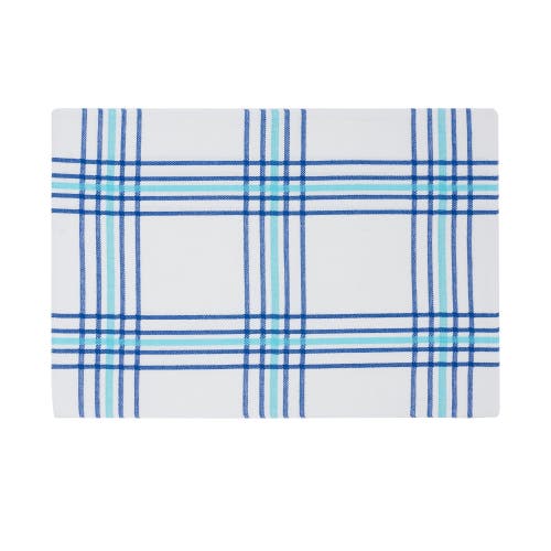 C & F Home C&f Home River Run Blue & White Set Of 6 Placemats, 13" X 19"