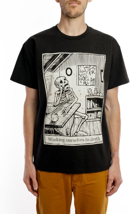 Work To Death Home Edition Heavyweight Tee