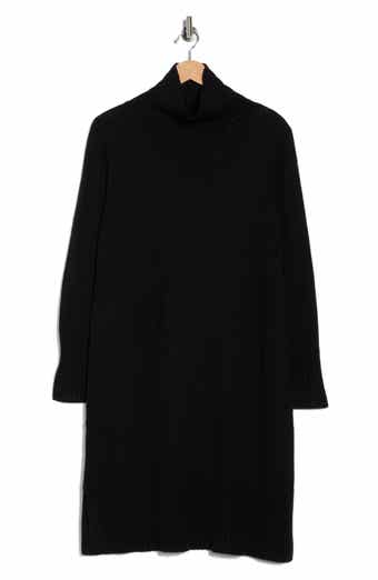 Eileen Fisher Turtleneck Long Sleeve Merino Wool Sweater Dress
