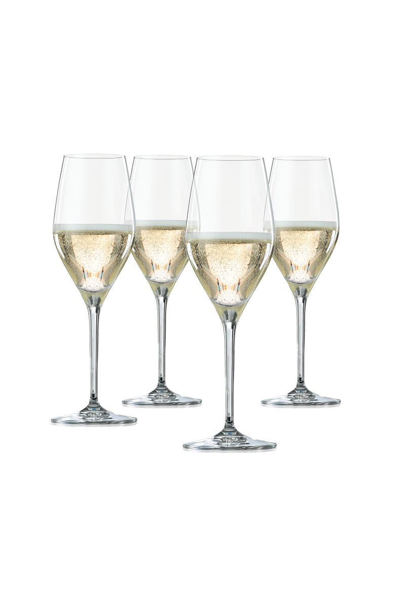 SPIEGELAU Prosecco Glass Set of 4, Main, color, Clear