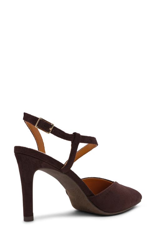 Dolce Vita Dv By  Erina Ankle Strap Pump In Brown