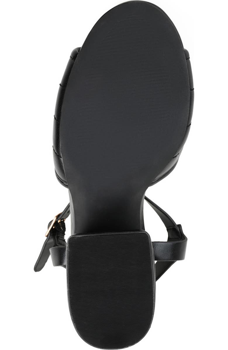 Journee Collection Charmaine Heeled Sandal, Alternate, color, Black