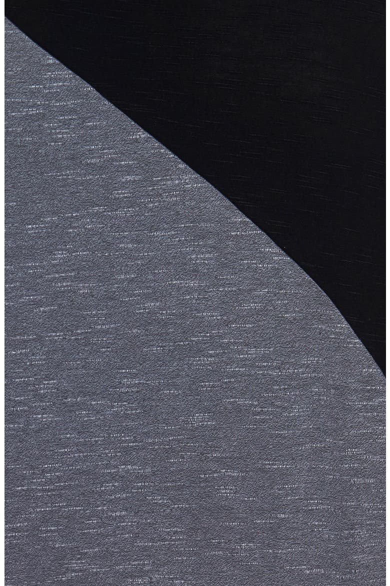 'First Place' Colorblock Pullover, Alternate, color, GREY HEATHER/ BLACK