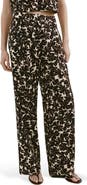 MANGO Floral Straight Leg Pants