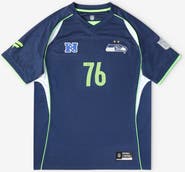 FANATICS Youth Fanatics College Navy Seattle Seahawks Football x Football V-Neck Fan Top