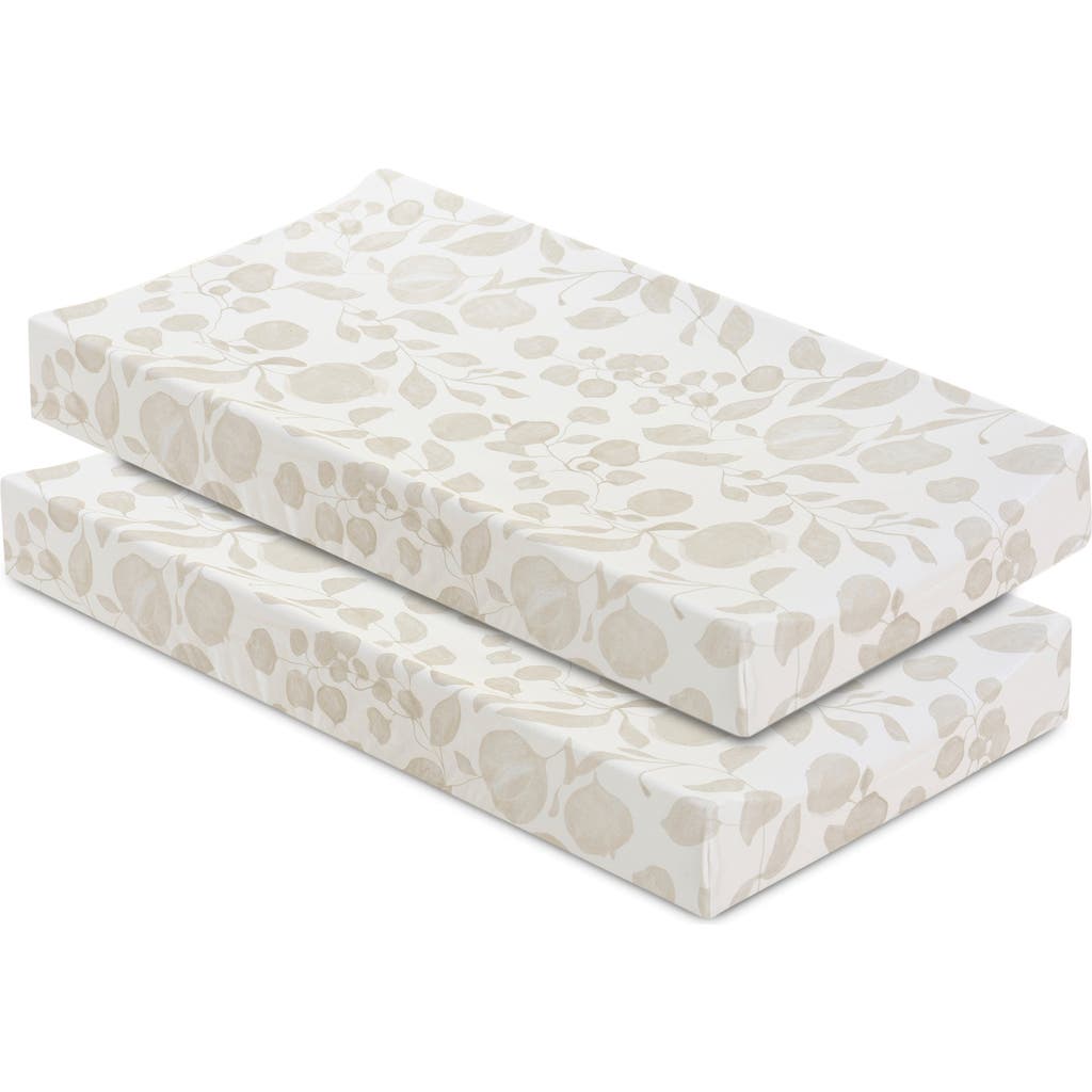 Oilo 2-Pack Jersey Changing Pad Covers in Tan  product