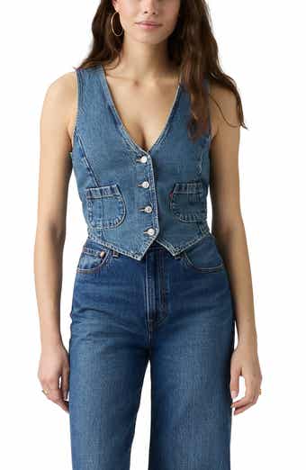 Tailored Denim Vest