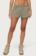 EDIKTED Cecilia Cotton Low Rise Shorts