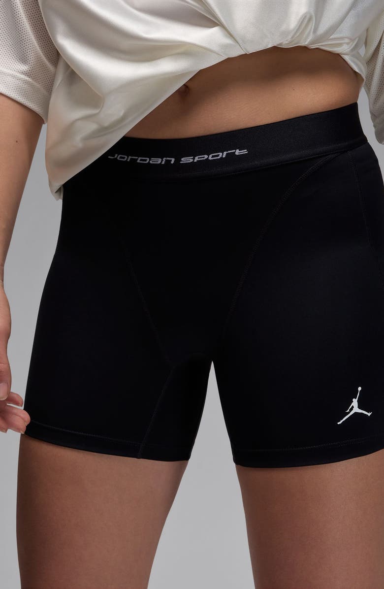 Jordan Leak Protection Period Bike Shorts, Alternate, color, Black