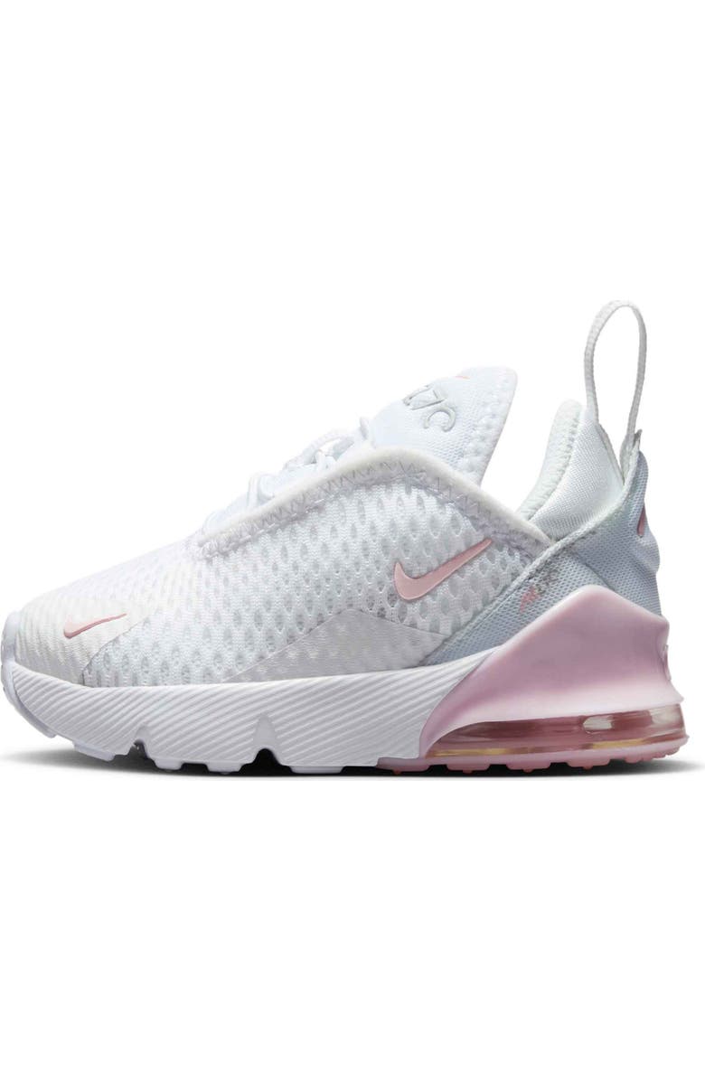 Nike Kids' Air Max 270 Sneaker, Alternate, color, 122 White/Light Smoke Grey