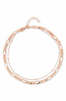 CHLOE AND MADISON Double Layer Chain Anklet