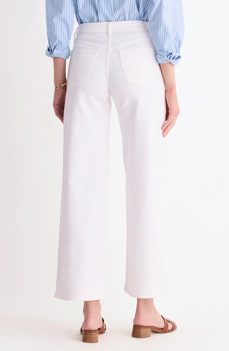 vineyard vines Whitney Ankle Wide Leg Jeans, Alternate, color, White