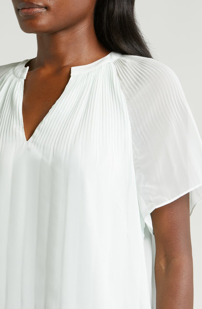 Halogen<sup>®</sup> Release Pleat Blouse, Alternate, color, Fresh Mint