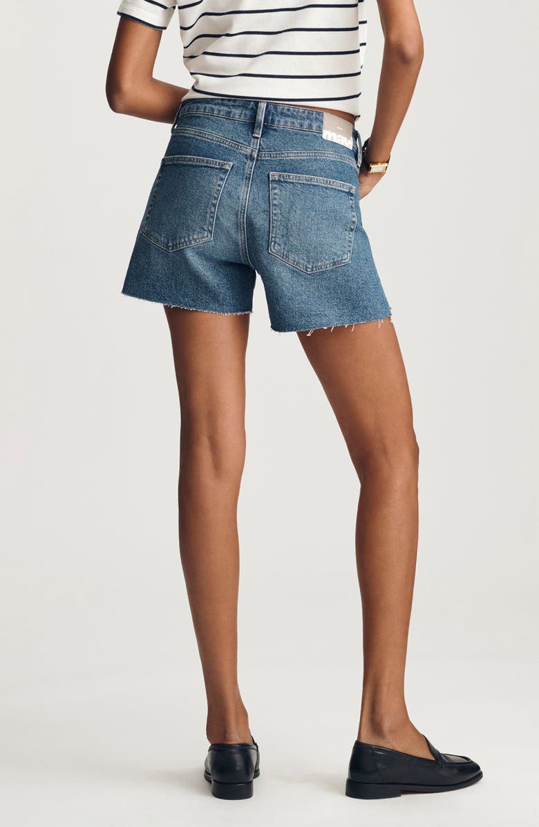 Mavi Jeans Heidi High Waist Denim Cutoff Shorts, Alternate, color, 