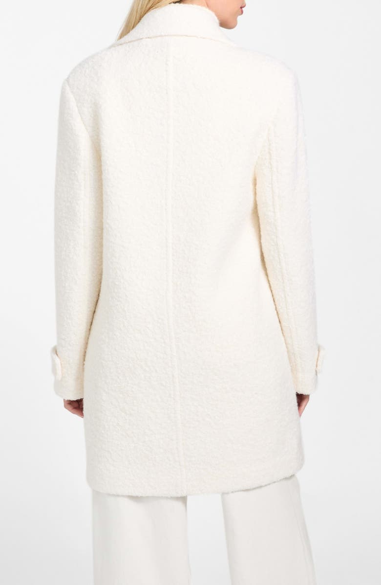 GUESS Leona Wool Blend Peacoat, Alternate, color, White