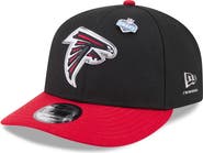 New Era Men's New Era Black/Red Atlanta Falcons 2026 NFL Draft On Stage Pre-Curved 9FIFTY Snapback Hat