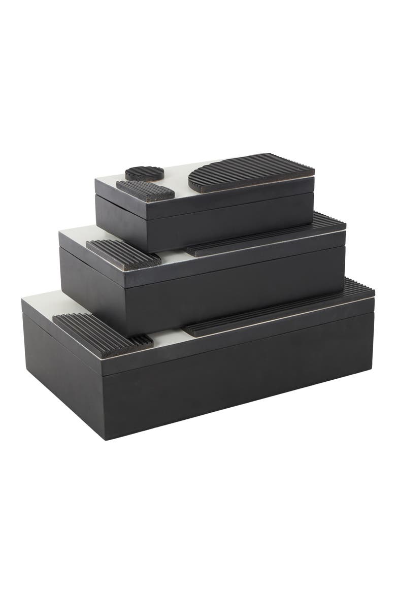 3-Piece Jewelry Box Set, Alternate, color, BLACK MULTI