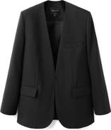 MANGO Selection Collarless Blazer