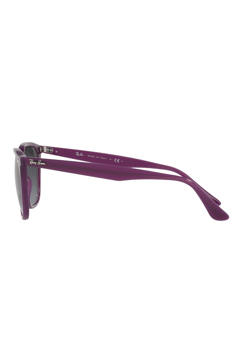 55mm Gradient Square Sunglasses, Alternate, color, OPAL VIOLET/ GRADIENT GREY
