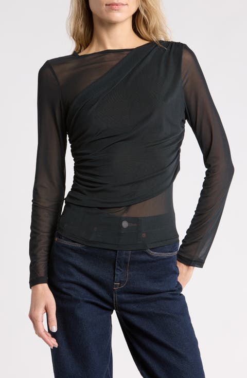 Mesh Crossover Top