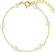 In Season Jewelry 14k 4mm Freshwater Cultured Pearl Bracelet