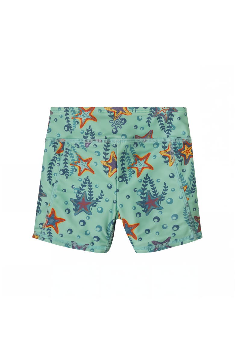 UV Skinz Reversible Active Swim Shorts, Alternate, color, Dancing Starfish/Seaglass