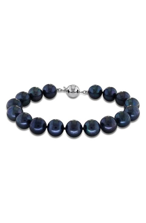 Black Freshwater Pearl Bracelet