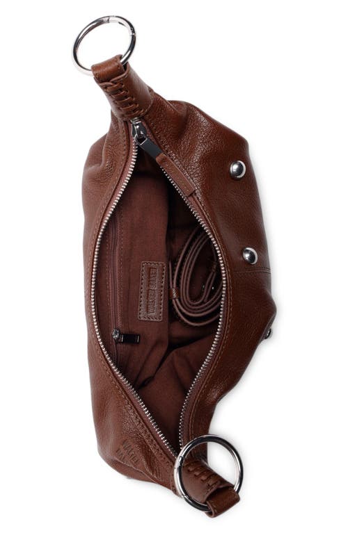 Walter Baker Miller Leather Mini Hobo In Sepia