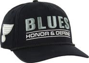 '47 Men's '47 Black St. Louis Blues OHT Military Appreciation Homeland Honor and Defend Hitch Adjustable Hat