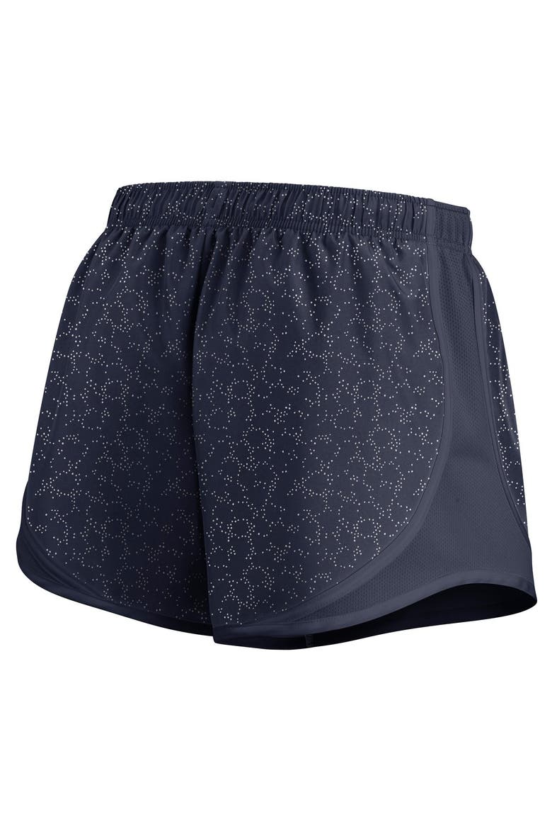 Women's Nike Navy North Carolina Tar Heels Tempo Pattern Dri-FIT Shorts, Alternate, color, Navy