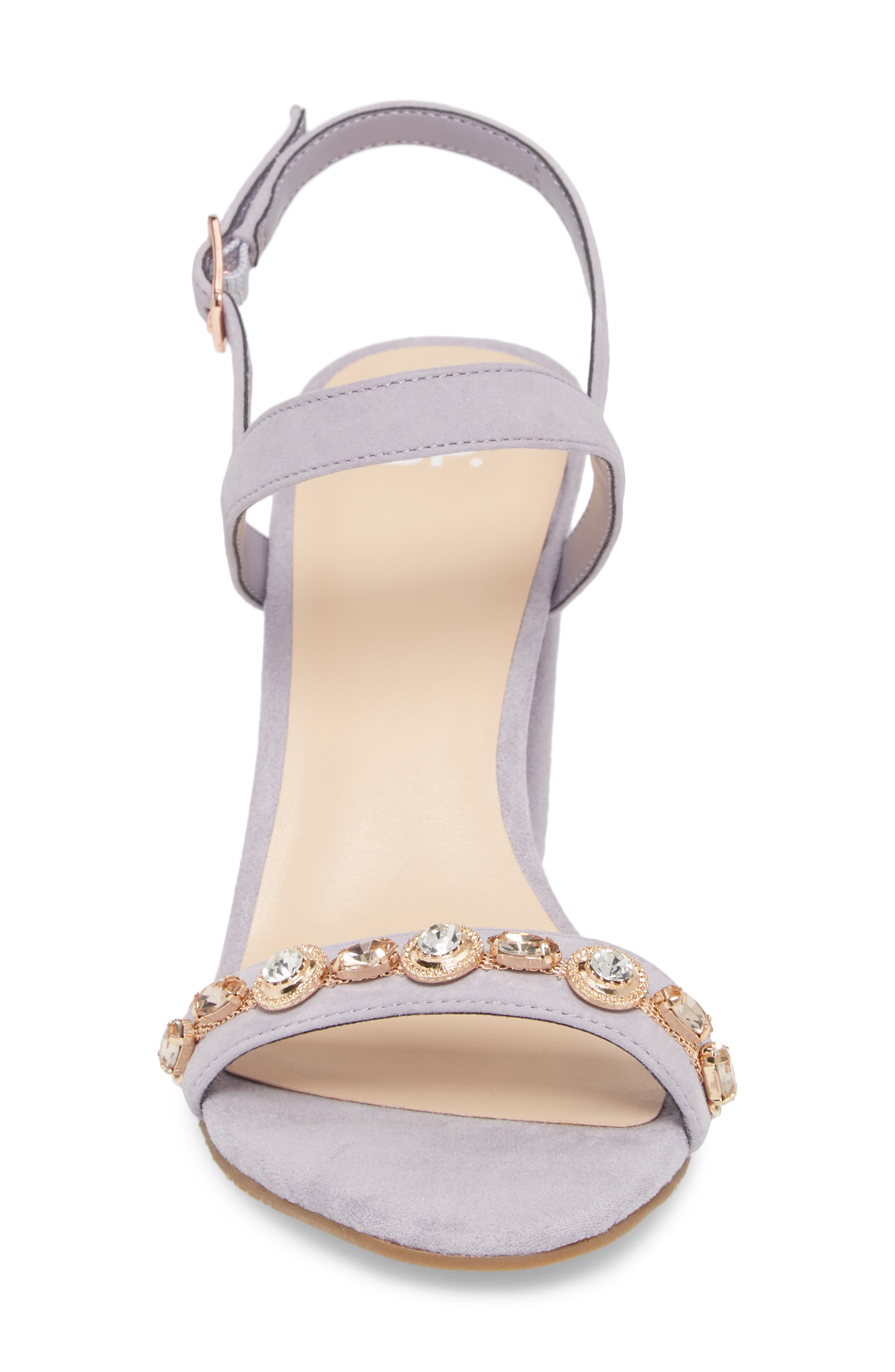 Lula Slingback Sandal, Alternate, color, LAVENDAR SUEDE JEWELS