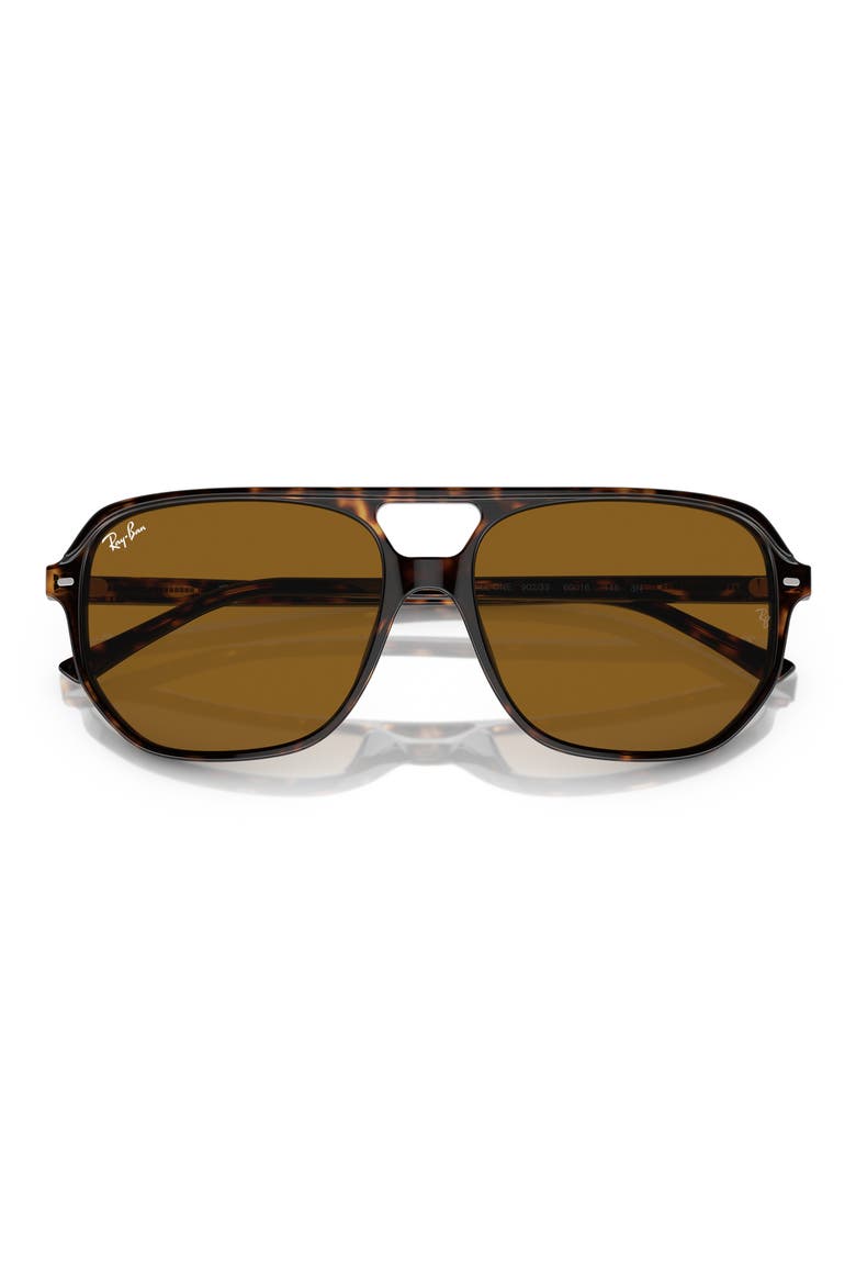 Bill One 60mm Square Sunglasses, Alternate, color, HAVANA