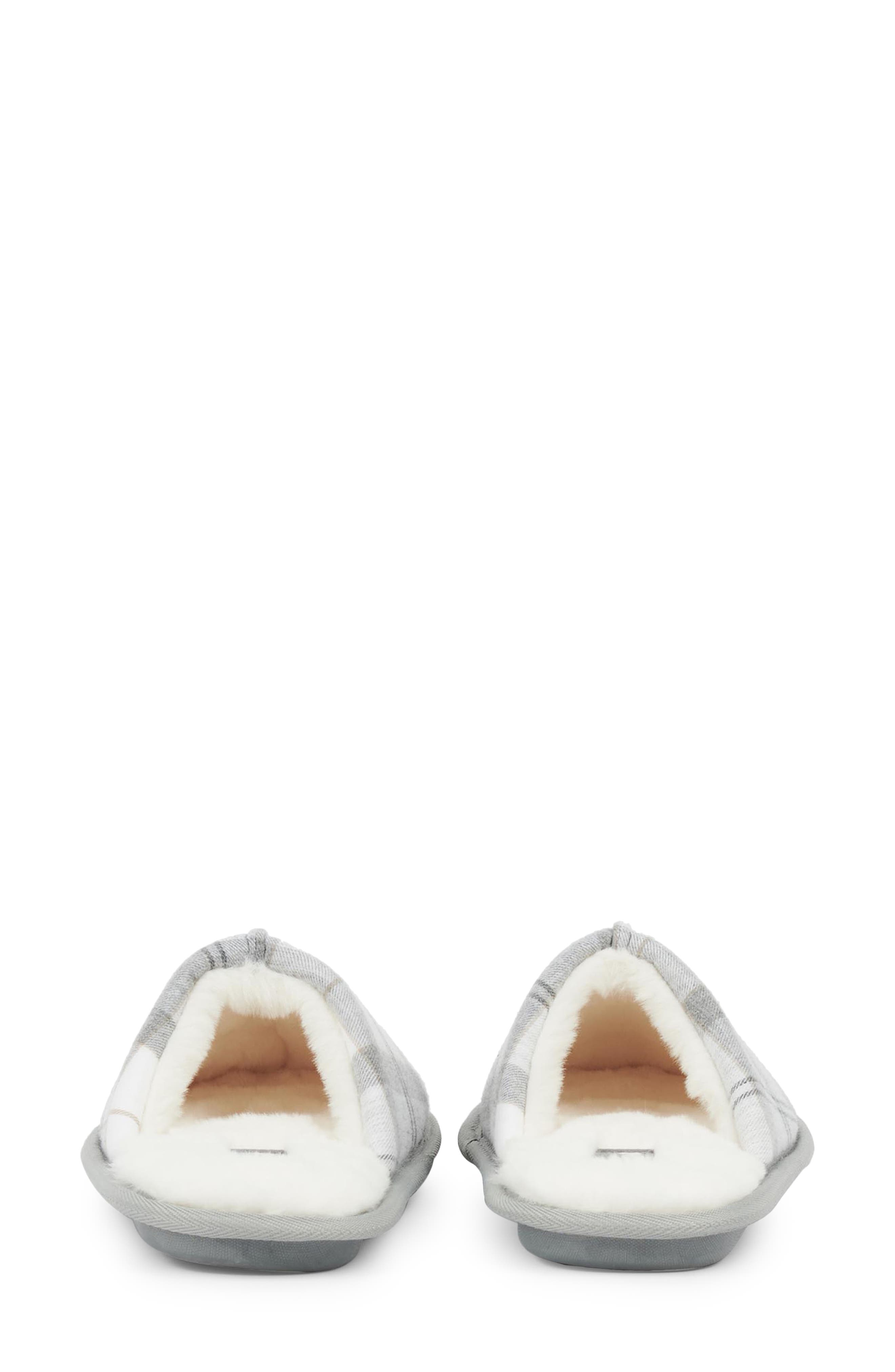 Barbour Maddie Faux Fur Lined Mule Slipper, Alternate, color, 