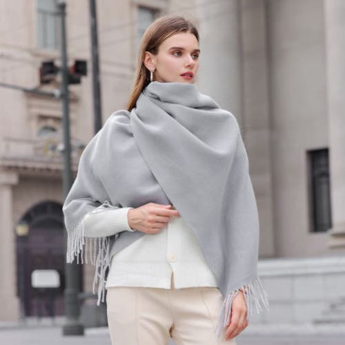 Youzey The Victoria Scarf In Gray
