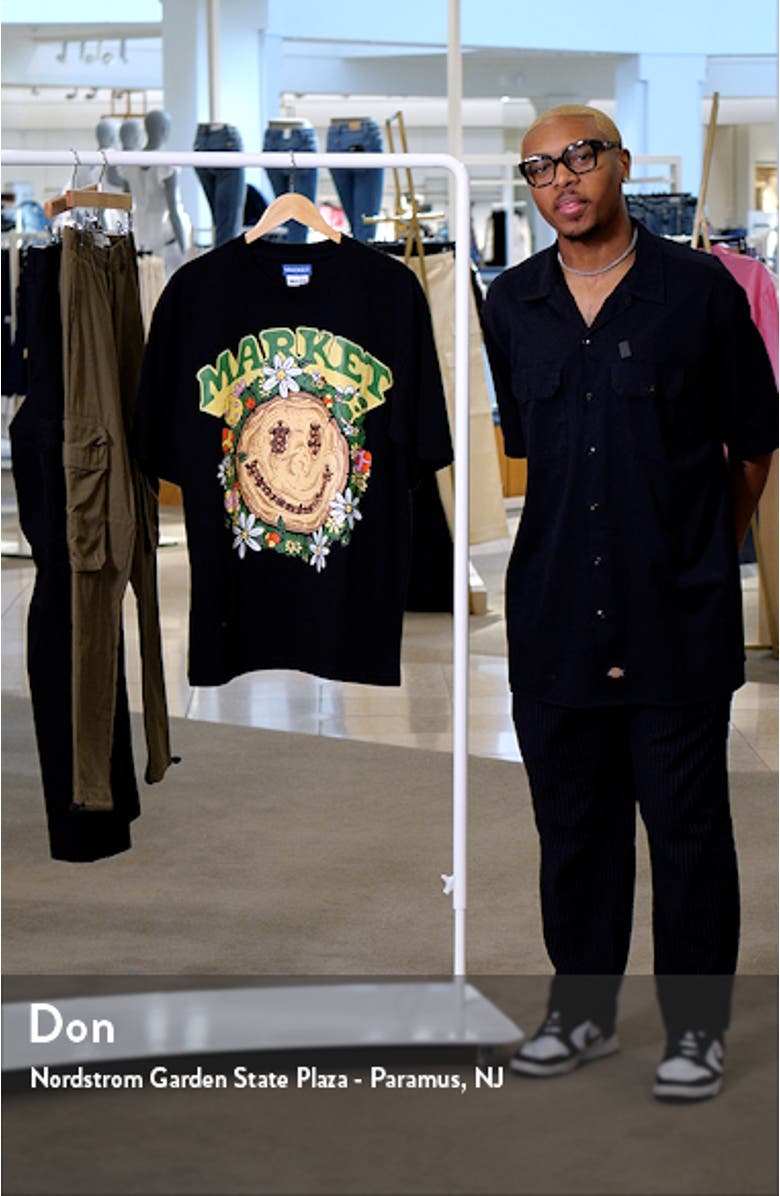 SMILEY<sup>®</sup> Decomposition Cotton Graphic T-Shirt, sales video thumbnail