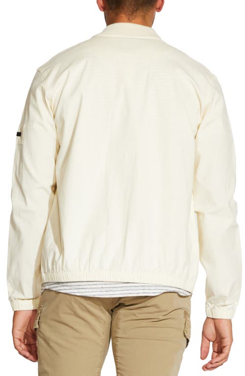 Civil Society Lightweight Cotton Blend Bomber Jacket In Neutral
