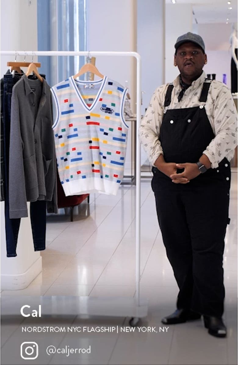 Sport V-Neck Sweater Vest, sales video thumbnail