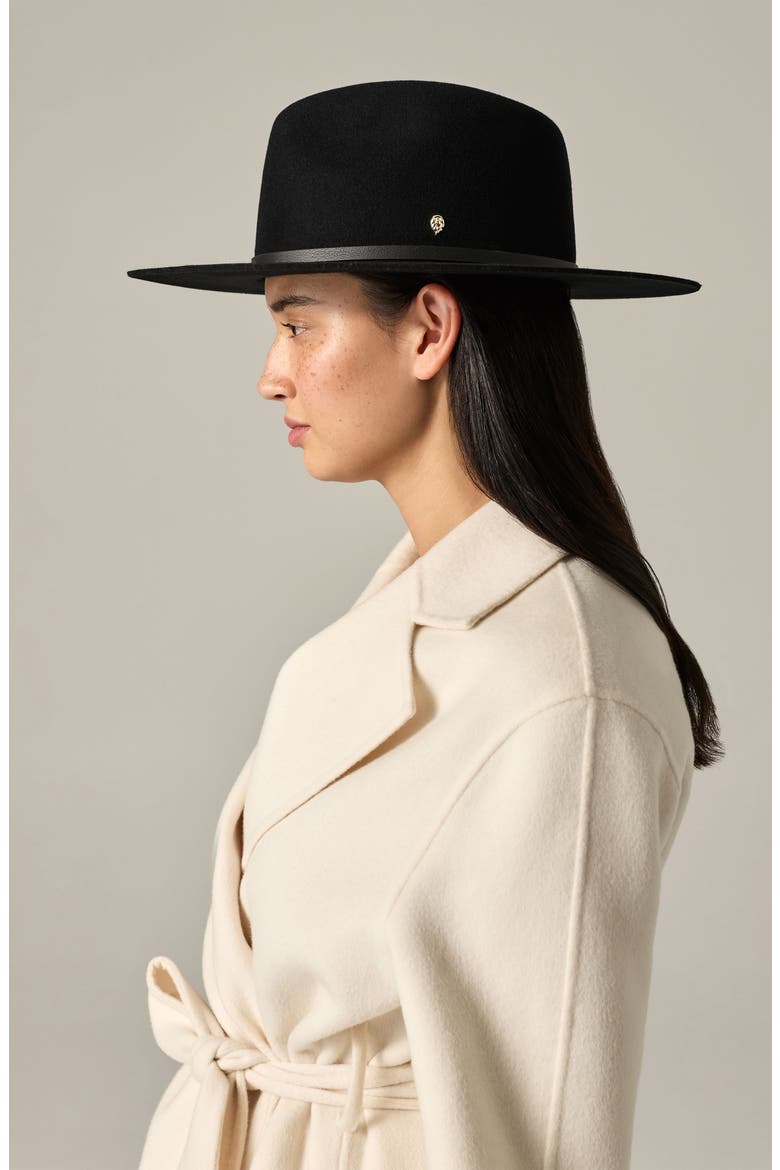 Claude Wool Fedora, Alternate, color, BLACK